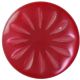 Hemline Red Shank Buttons. 11.25mm Diameter. Qty 6.