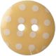 Hemline Cream 2 Hole Buttons. 15mm Diameter. Qty 6.