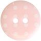 Hemline Pink 2 Hole Buttons. 17.5mm Diameter. Qty 4.