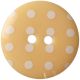 Hemline Cream 2 Hole Buttons. 22.5mm Diameter. Qty 3.