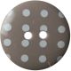 Hemline Grey 2 Hole Buttons. 22.5mm Diameter. Qty 3.