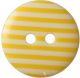 Hemline Yellow 2 Hole Buttons. 15mm Diameter. Qty 6. Design A.