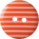 Hemline Orange 2 Hole Buttons. 17.5mm Diameter. Qty 4. Design C.