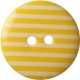 Hemline Yellow 2 Hole Buttons. 22.5mm Diameter. Qty 3. Design A.