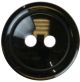Hemline Black 2 Hole Buttons. 15mm Diameter. Qty 4.