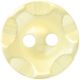 Hemline Yellow 2 Hole Buttons. 13.75mm Diameter. Qty 6.