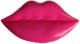Hemline Hot Pink Lips Shank Buttons. Qty 4.