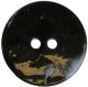 Hemline Black 2 Hole Buttons. 17.5mm Diameter. Qty 4. Design C.