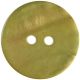 Hemline Yellow 2 Hole Buttons. 20mm Diameter. Qty 3.