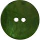 Hemline Lime Green 2 Hole Buttons. 22.5mm Diameter. Qty 2.