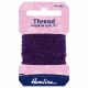 Hemline Glitter Thread. 10m. Purple