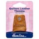 Hemline Multi Use Leather Thimble