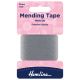 Iron Mending / Repair Tape. Mid Grey.