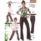 Classic Trousers Jalie Sewing Pattern 2909. Girls 2 to 13y, Womens 4 to 22.