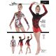 Rhythmic Gymnastics Dress Jalie Sewing Pattern 3356. Girls 2 to 13y, Womens 4 to 14.