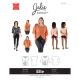 Elle Reversible Top Jalie Sewing Pattern 4015. Girls 2 to 13y, Womens 4 to 24.