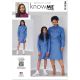 Girls and Misses Denim Dress by Brittany J. Jones Know Me Sewing Pattern 2133