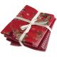 Red Printed Fat Quarters