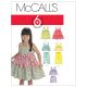 Toddlers Tops, Dresses, Shorts And Pants McCalls Pattern 6017.