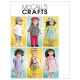 Doll Clothes For 18inch (46Cm) Doll McCalls Sewing Pattern No. 6137. One Size.