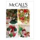Ornaments, Wreath, Tree Skirt and Stocking McCalls Pattern No. 6453.