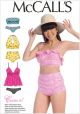 Misses Swimsuits McCalls Sewing Pattern No. 7168.