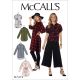 Misses Raglan Sleeve, Button-Down Shirts and Tunics McCalls Sewing Pattern 7472.