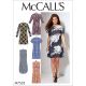 Misses and Womens Fitted, Sheath Dresses McCalls Sewing Pattern 7533. 