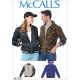 Misses and Mens Bomber Jackets McCalls Sewing Pattern 7637