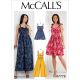 Misses Dresses, Romper and Jumpsuit McCalls Sewing Pattern 7778. 