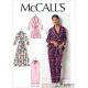 Misses Jacket, Robe, Trousers and Belt McCalls Sewing Pattern 7875. 