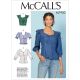 Misses Tops McCalls Sewing Pattern 7900. 