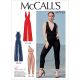 Misses Jumpsuits McCalls Sewing Pattern 7910. 