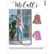 Misses Tops McCalls Sewing Pattern 8042. 