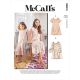 Misses and Childrens Dresses McCalls Sewing Pattern 8216. Size XS-XL.