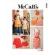 Childrens and Misses Aprons, Potholders and Tea Towel McCalls Sewing Pattern 8234. Size XS-XL.