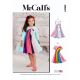 Girls Knit Dresses McCalls Sewing Pattern 8267. Age 2 to 6y.
