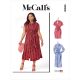Misses and Womens Dresses McCalls Sewing Pattern 8286