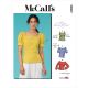 Misses Tops McCalls Sewing Pattern 8287
