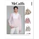 Misses Pull-Over Top McCalls Sewing Pattern 8343