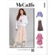 Girls Dress, Slip Dress and Jacket McCalls Sewing Pattern 8354. Age 7 to 14y.