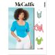 Misses Knit Corset Tops McCalls Sewing Pattern 8364
