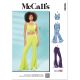 Misses Knit Tops and Trousers McCalls Sewing Pattern 8368. Size XS-XL.