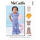 Toddlers Knit Bodysuits and Trousers McCalls Sewing Pattern 8394. Age 6m to 4y.