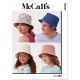 Childrens, Teens and Adults Bucket Hat McCalls Sewing Pattern 8497. Size XXS-XL.