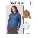 Misses Blouson Jackets McCalls Sewing Pattern 8607