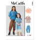 Girls Top, Dress and Trousers McCalls Sewing Pattern 8618