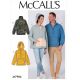 Misses and Mens Jackets McCalls Sewing Pattern M7986. 