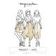 Axel Skirt Megan Nielsen Sewing Pattern 2207. Size XS-XL.