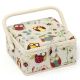Value Owl Print Small Sewing Workbox